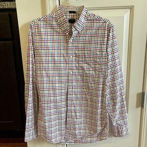J. Crew Slim Fit Button Down Multicolor Mens Small